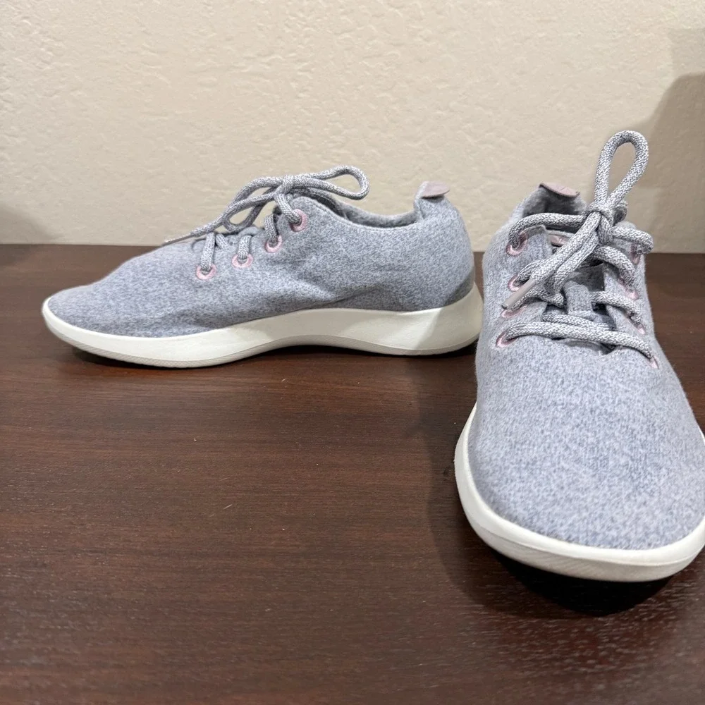 Allbirds Wool Runners Women's‎ Grey Lace Up Sneakers Shoes Size 9